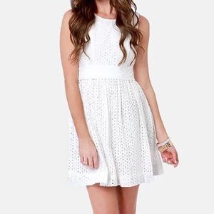 Quiksilver Wax Flower Backless Ivory Dress M